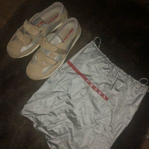 Prada America’s Cup Suede Sneakers